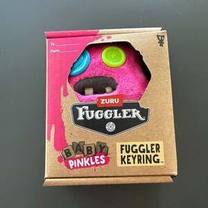 ZURU Fuggler Baby Pinkles Indecisive Monster Keyring 3.5" Plush